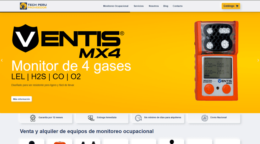 Proveedor de equipos de monitoreo